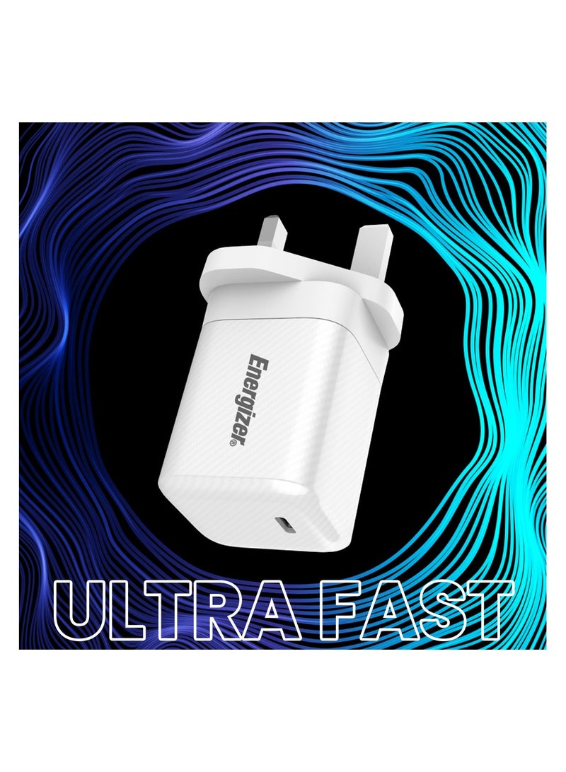 إنرجايزر شاحن حائط Ultimate 45W PD GaN، 1x USB-C مخرج، A45UK – مدمج - Image 4