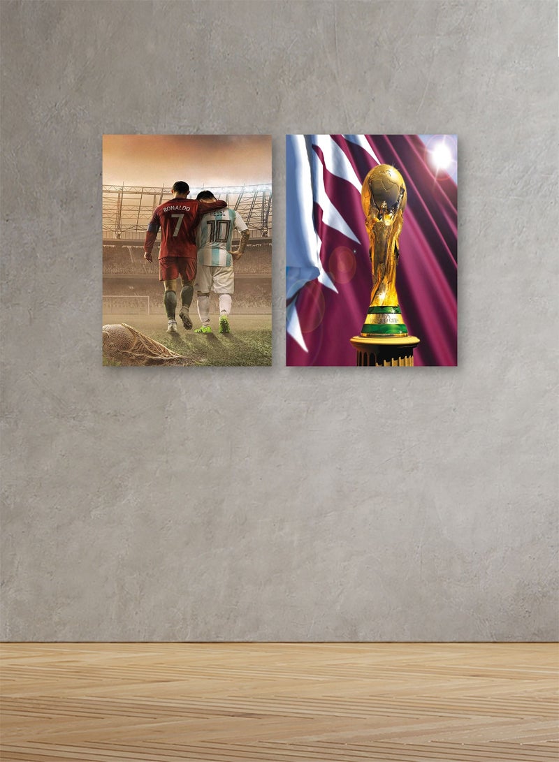 Marktna Football World Cup Sports Wooden panel 60x80cm 0.5kg - Image 1