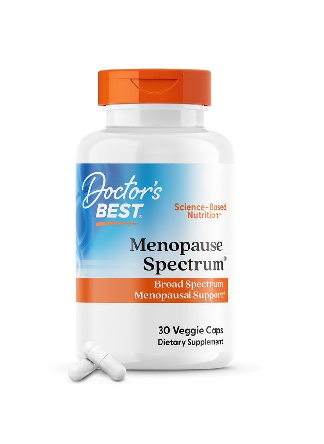 Doctor's BEST Doctor's Best Menopause Spectrum with EstroG-100, Non-GMO, Vegan, Gluten Free, Soy Free, 30 Veggie Caps  - Image 1