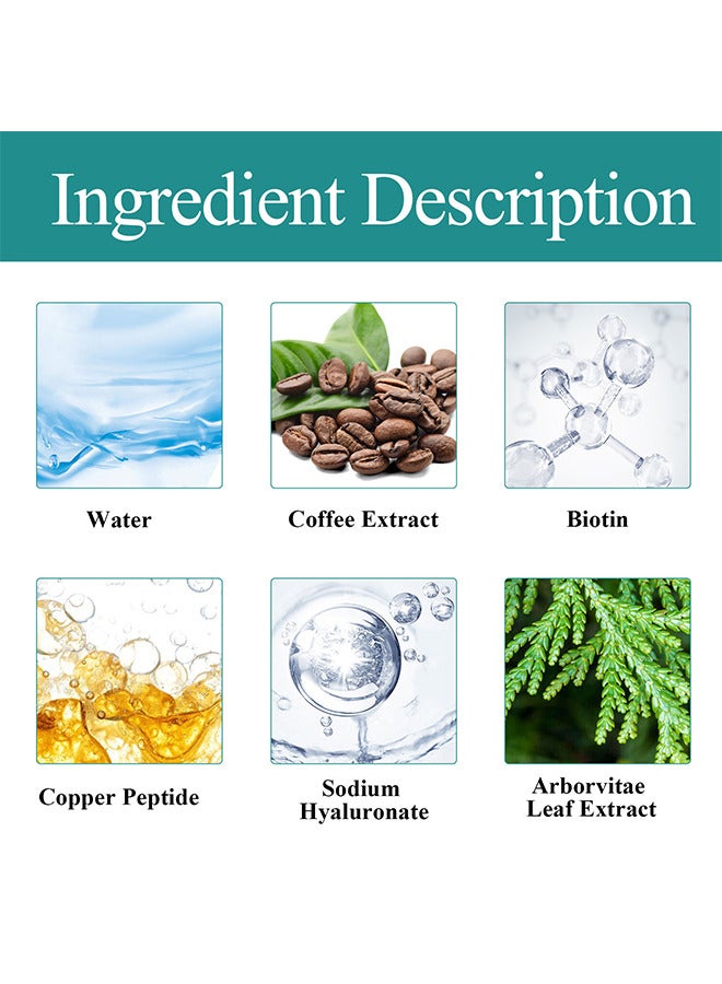 إيلهو مصل نمو الشعر ، زيت إعادة نمو الشعر البيوتين منع تساقط الشعر ويساعد الشعر أكثر سمكا ، أقوى ، علاج الشعر الطويل الرجال والنساء 45 مل - Image 3