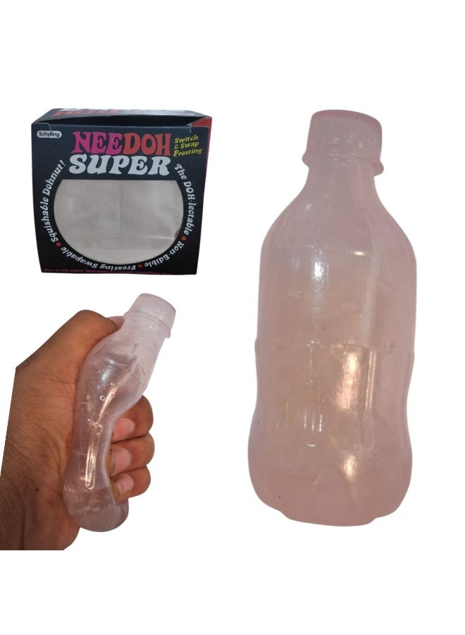 Needoh Squishy Ice Crystal Bottle Fidget Toy - Image 1