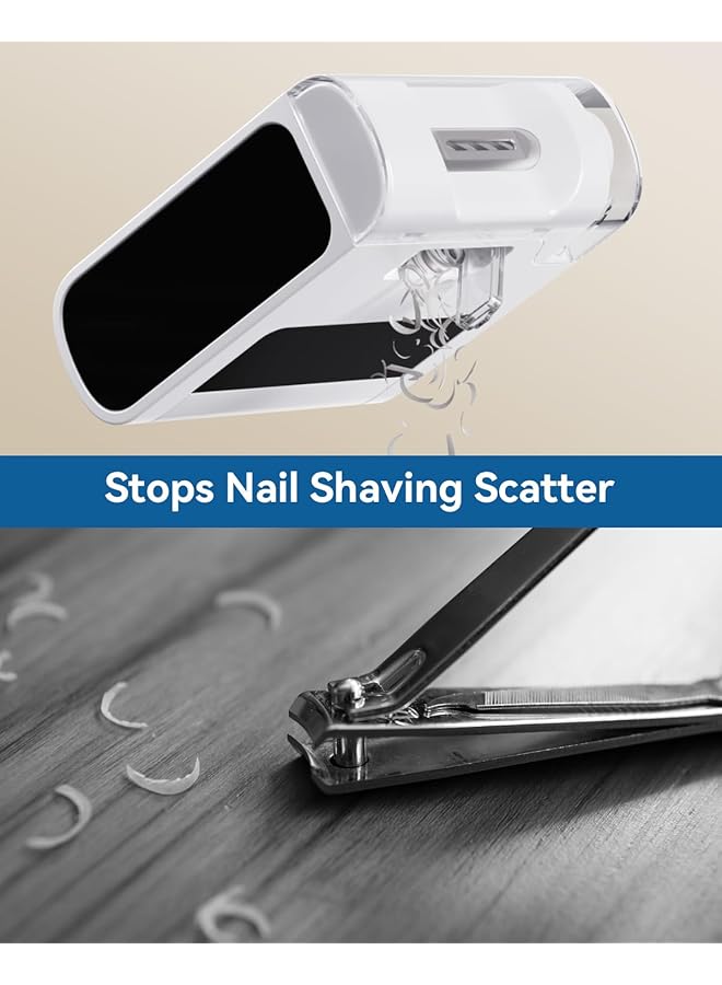 NALACAL 2 In 1 Electric Nail Trimmer & Polisher Automatic Nail Clipper Usb C Rechargeable Nail Grooming Tool For Kids Adults & Seniors Safe & Mess Free Manicure - Image 3