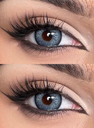 Freshlady Night Storm Blue 14.5mm Yearly Colored Contact Lenses – Unisex Cosmetic Lenses, Natural Mixed-Race Look, Soft & Comfortable, Perfect for Parties, Makeup & Fashionable Daily Wear - view 4