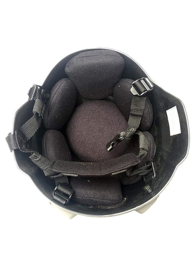 DUNISO Tactical Riding Helmet，Outdoor Adjustable Padded Helmet,Fast Helmet with Ear Protection and Side Rail，Suitable for Outdoor Sports,Black - Image 2