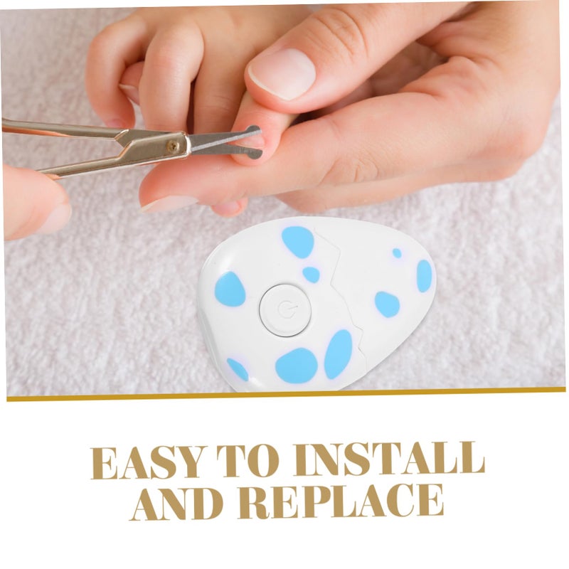 Electric Nail Trimmer with 6 Grinding Heads Safe Quick Care for Fingernails and Toenails - Image 4