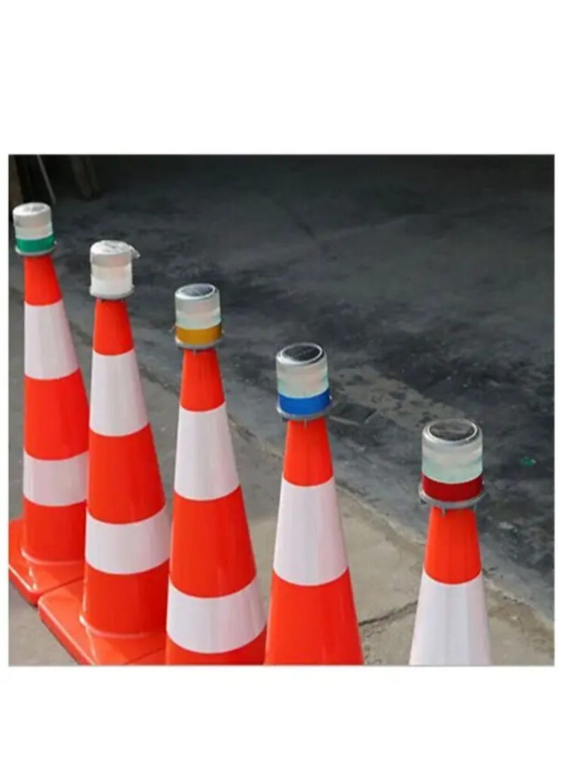 Solar Powered Warning Light, Multi-Color Waterproof Suitable for Cones, Work Sites and Emergency 1 Piece - Image 5