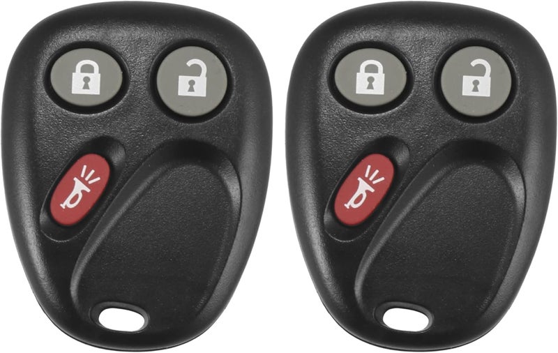 X AUTOHAUX 2pcs 315MHz LHJ011 Replacement Keyless Entry Remote Car Key Fob for Chevrolet Silverado Suburban Tahoe Avalanche Escalade for GMC Sierra 2500 HD 2003-2006 3 Buttons - Image 1