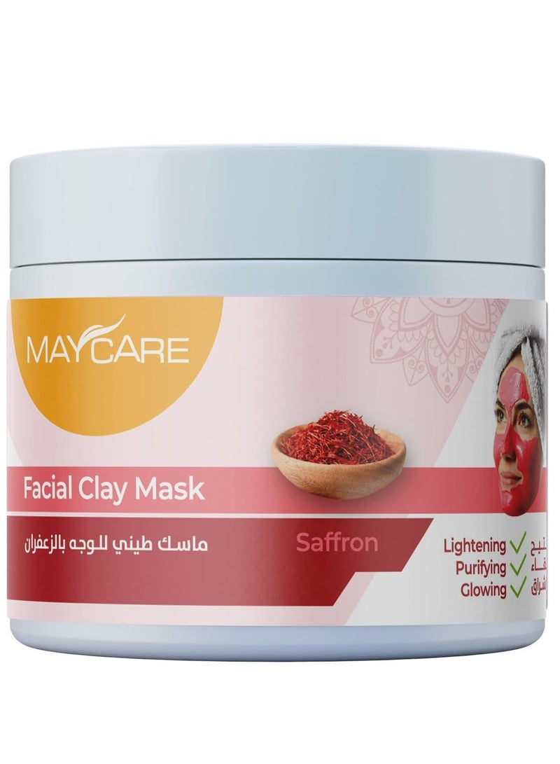 Saffron Face Clay Mask Brightening, Purifying & Brightening, 550g