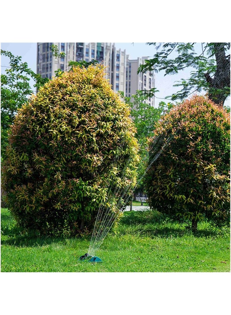 SYOSI Oscillating Sprinkler Indestructible Lawn Sprinkler 4 Modes Water Sprinkler with 15 Hole Nozzles Adjustable Range Control Covers up to 1024 Square Feet for Patio Yard Garden Lawn - Image 3