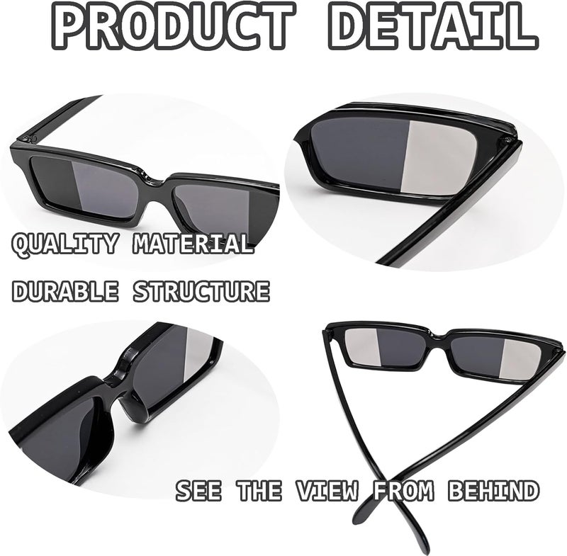 EaciTown Rear View Mirror Sunglasses - Set of 10 Detective Glasses for Escape Room and Party Favors - Image 2