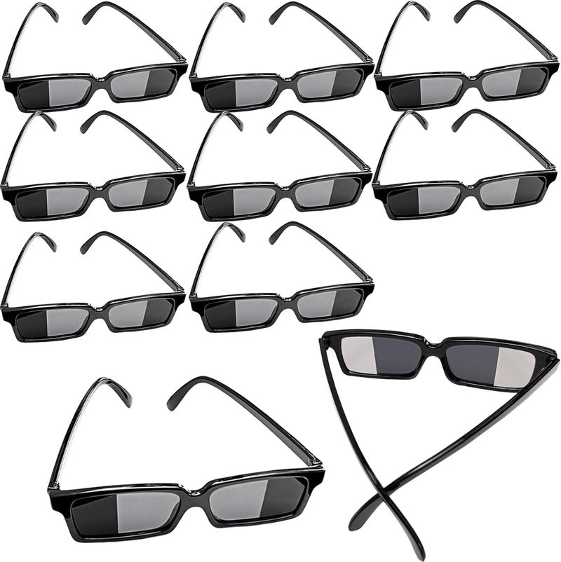 EaciTown Rear View Mirror Sunglasses - Set of 10 Detective Glasses for Escape Room and Party Favors - Image 1