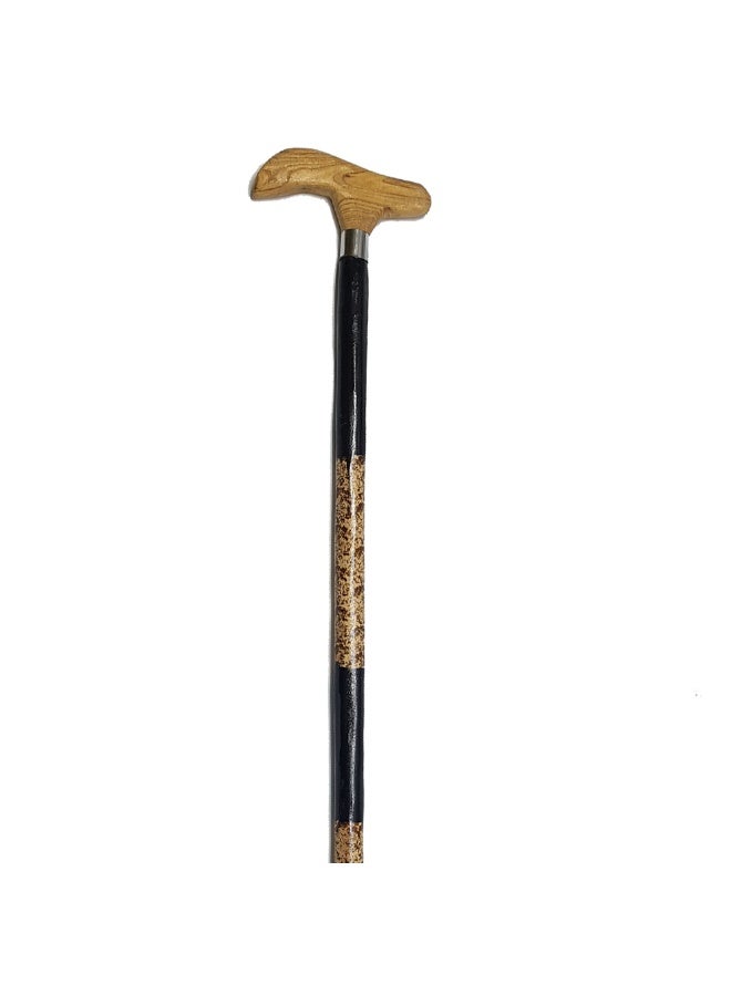 Aswan beech wood cane for men, black - Image 2