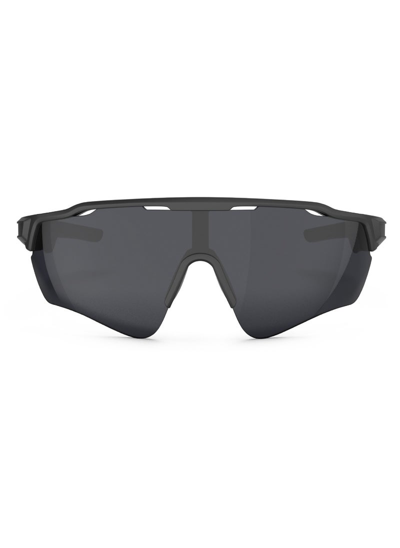 GREEN LION Adventure Smart Sports Eyewear with UV400 Protection, ENC & Dual-Mic/ Bluetooth V5.4/ Remote Camera/ Speaker/Suitable for Running, Cycling, Gym/Smart Glasses for Outdoor Activities - Black  - Image 1