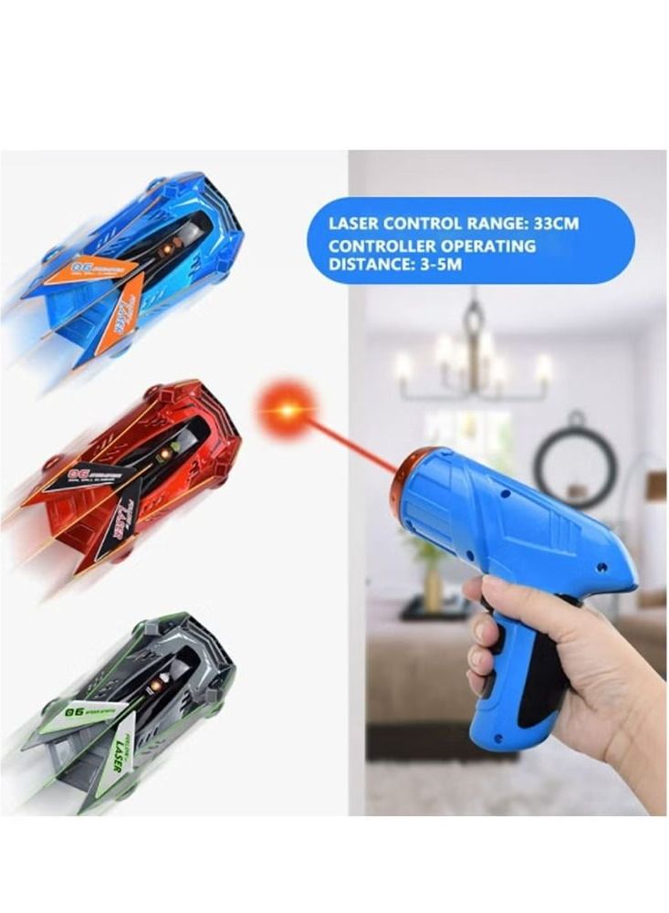 Wall Climbing Car Follow Light Infrared Induction Stunt Vehicle Laser Racer Remote Control Crawling Race Cars Toy - Image 2