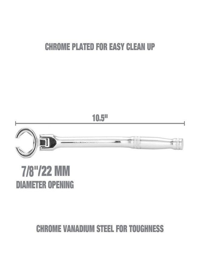 OEMTOOLS 33625246 7/8" (22MM) O2 Sensor Wrench, Oxygen Sensor Wrench for Ford 4.6 and 5.4 Engines, Swivel Head Socket, Chrome Vanadium Steel, Posi-Grip for High Torque - Image 2