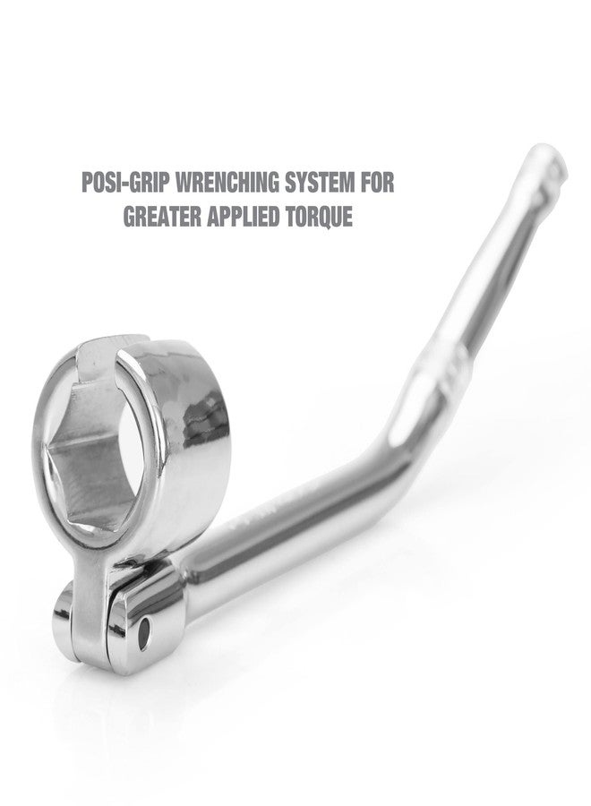 OEMTOOLS 33625246 7/8" (22MM) O2 Sensor Wrench, Oxygen Sensor Wrench for Ford 4.6 and 5.4 Engines, Swivel Head Socket, Chrome Vanadium Steel, Posi-Grip for High Torque - Image 3