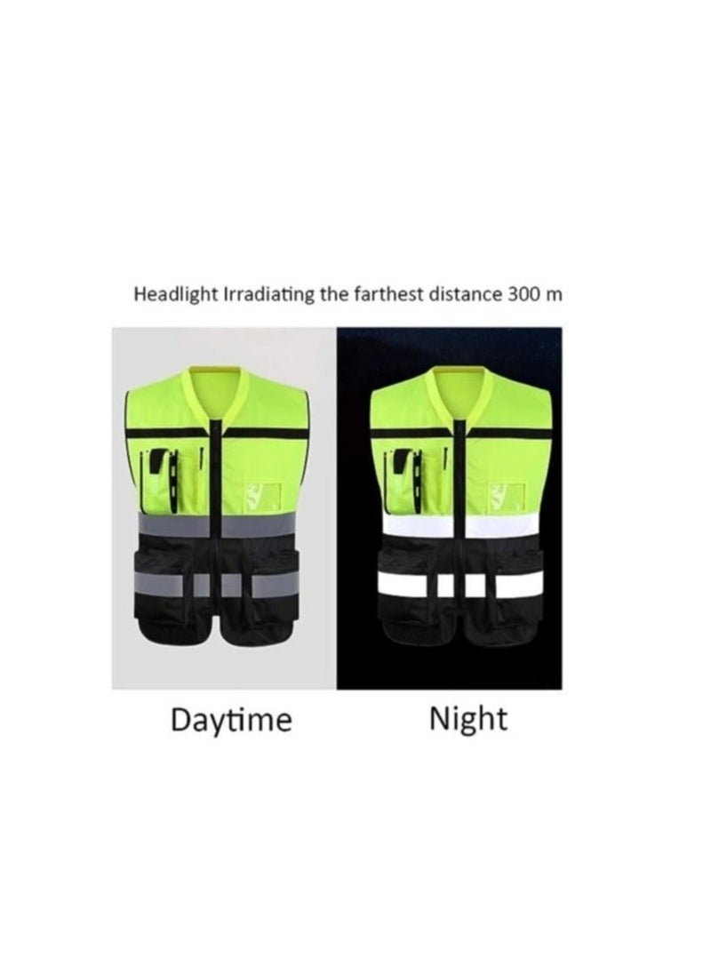 ABBASALI Reflective Vest Suppliers Safety Fabric Vest  - Image 2