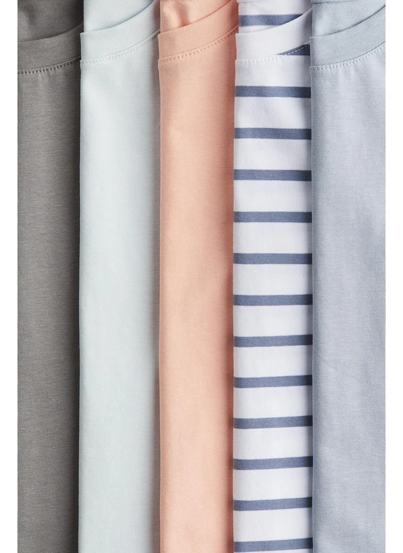 H&M 5-pack cotton jersey tops