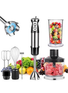 Hand Blender 6-in-1 Immersion Blender Handheld 800W Motor Electric Whisk 304 Stainless Steel Whisk,Frother, Chopper Bowl, Measuring Beaker 12 Speed Stick Blender for Kitchen, Baby Food - pzsku/Z2F18E4D917938FF31777Z/45/_/1726104849/58ea77e2-4b08-4b8f-abae-e5750c75f27f