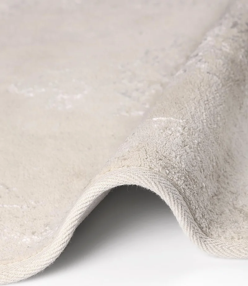 Bluenity Aegean Vintage Natural Cotton Bath Mat 50X80 cm - Ecru