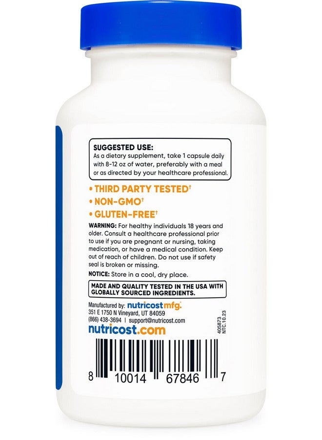 Nutricost Apigenin 50mg, 180 Capsules - Non-GMO, Gluten Free, Vegan - Image 4