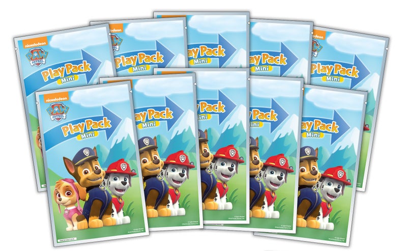 Bendon Nickelodeon PAW Patrol Mini Coloring Book 10 Pack Play Pack with ÎœÑ–nÑ– Coloring Book, 2 MÑ–ni Crayons, & Sticker Bendon 41885 - Image 2
