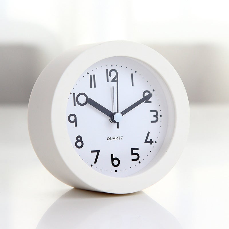 Silent Sweep Night Light Kids Alarm Clock 9051 off White
