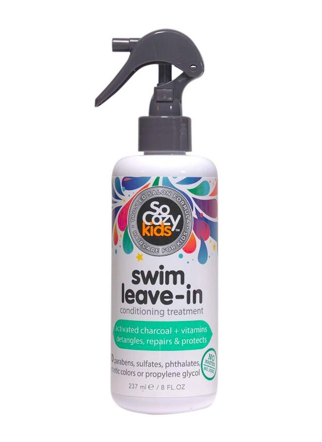SO COZY Socozy Swim Spray ; Leavein Treatment & Conditioner ; For Kids Hair ; Protects And Repairs Pool/Sun/Salt Damage ; 8 Fl Oz ; No Parabens Sulfates Synthetic Colors Or Dyes White  - Image 2