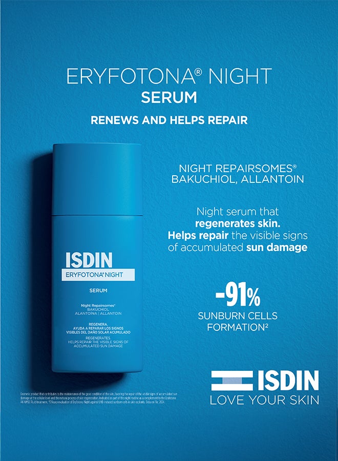 ISDIN Eryfotona Night [50Ml] – Intensive Recovery Night Cream That Repairs Sun Damage While You Sleep Using Bakuchiol And Melatonin - Image 3