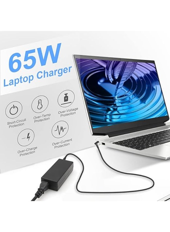 شاحن لابتوب قوي وعالي الأداء – 65W/45W عملي وسهل الاستخدام – مناسب لأغلب أجهزة اللابتوب - Image 5