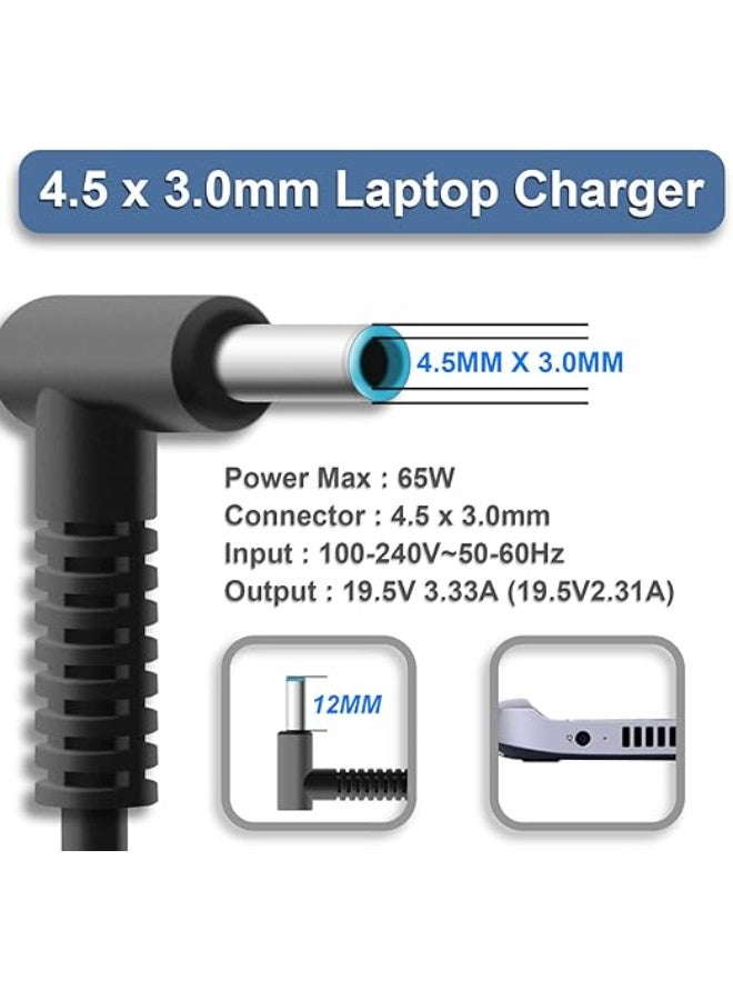 شاحن لابتوب قوي وعالي الأداء – 65W/45W عملي وسهل الاستخدام – مناسب لأغلب أجهزة اللابتوب - Image 4