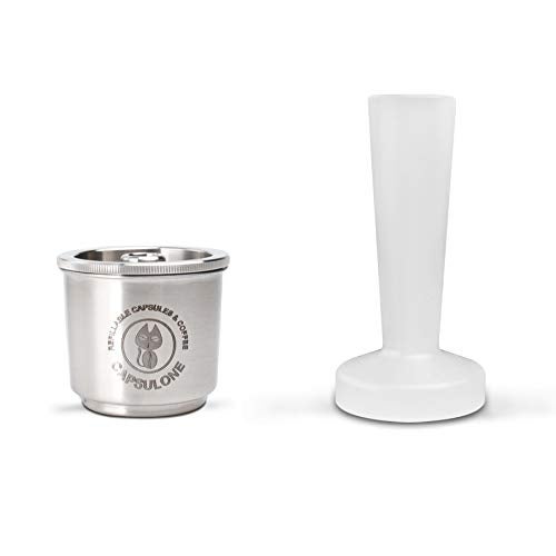 capsulone coffee capsule fit for illy coffee machine maker stainless steel capsule pod reusable filters X Y type and PP tamper - Image 1