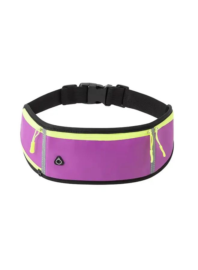 Rose Red Shockproof Waist Bag For Outdoor Cycling Running Sports Lightweight - Image 2