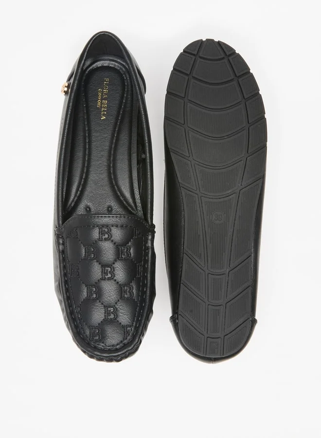 Flora Bella By Shoexpress Women's Quilted Slip-On Loafers