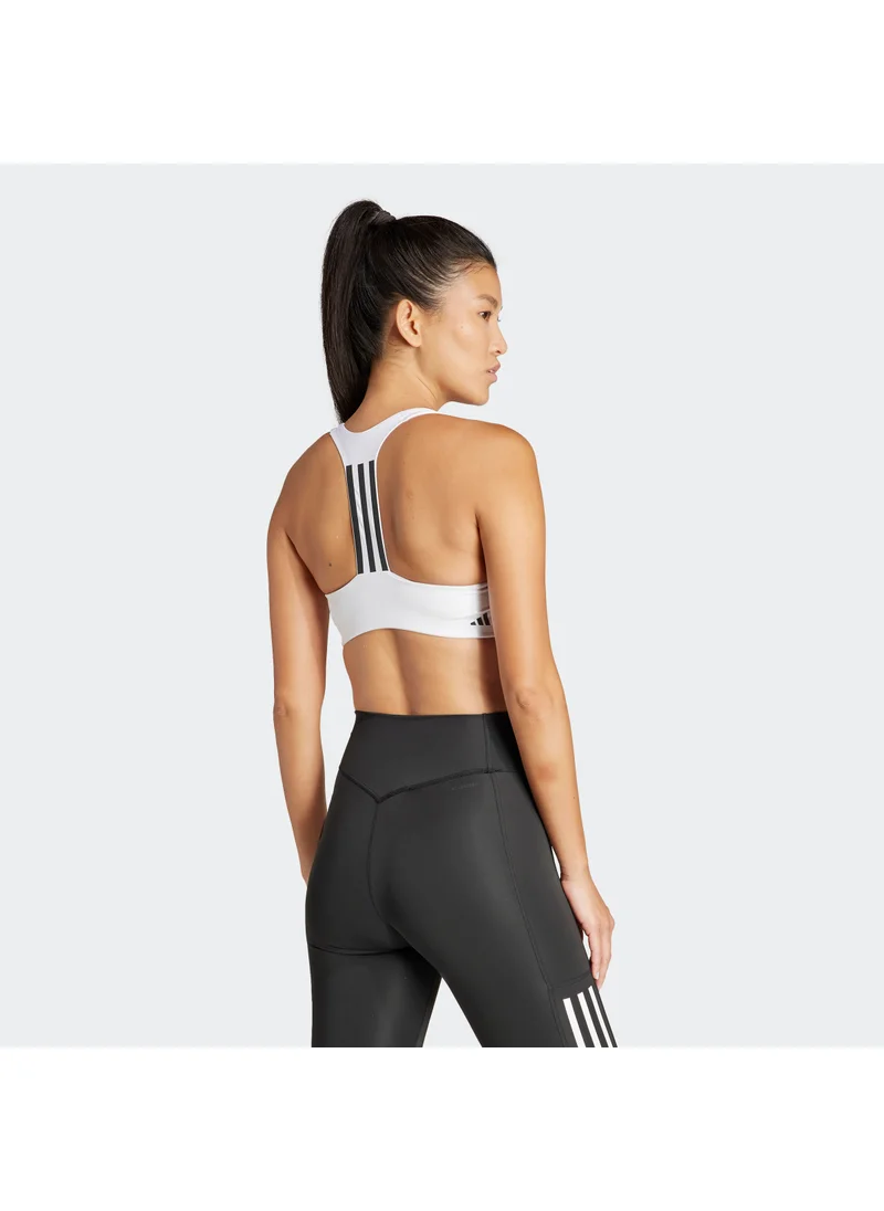 اديداس Powerimpact Training Medium Support 3 Stripes Bra