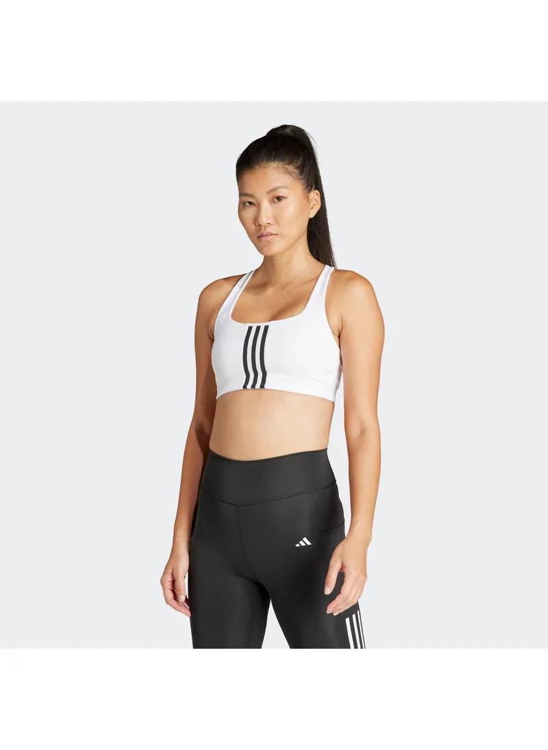 اديداس Powerimpact Training Medium Support 3 Stripes Bra