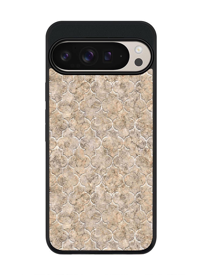 Stylizedd For Google Pixel 9 Pro XL Case,Slim fit Camera Protection, Shockproof Thin Phone cover - Arabesque Tiles  - Image 1