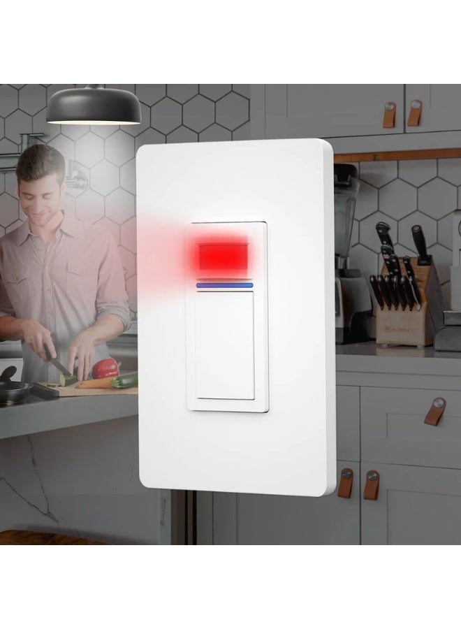 تويا مفتاح إضاءة ذكي WiFi بحساس حركة PIR  عمود واحد، سلك نيوترال مطلوب، 110/125 فولت - Image 3