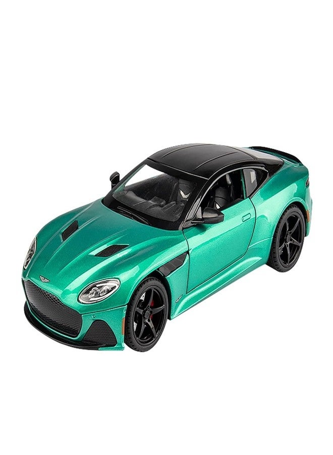 endevi Scale Exclusive Alloy Metal Pull Back Die-cast Car Model with Sound Light Mini Auto Toy for Kids Metal Model Toy Car with Sound and Light (1.22 Scale- Aston Martin -Green) - Image 1
