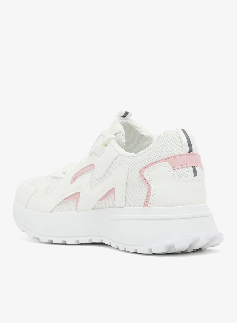 Ginger Pink Trim Sneakers
