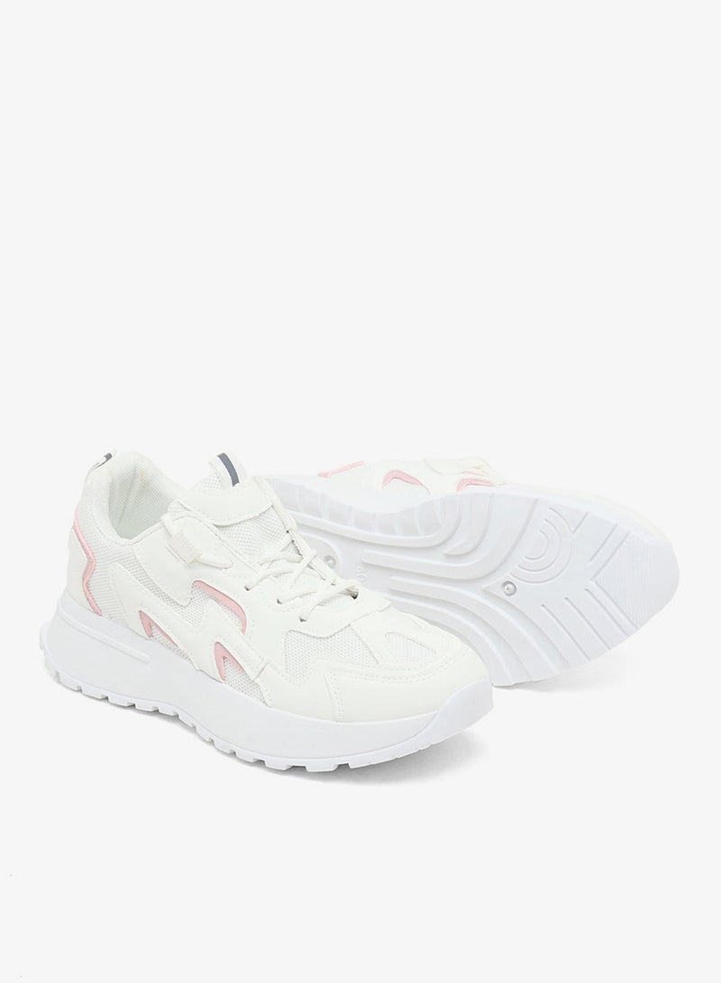 Ginger Pink Trim Sneakers - Image 3