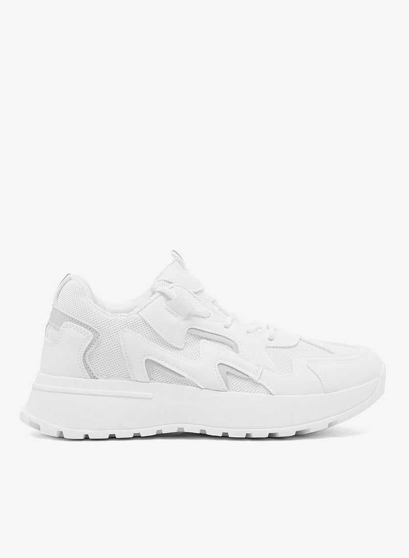 Ginger Pink Trim Sneakers - Image 1