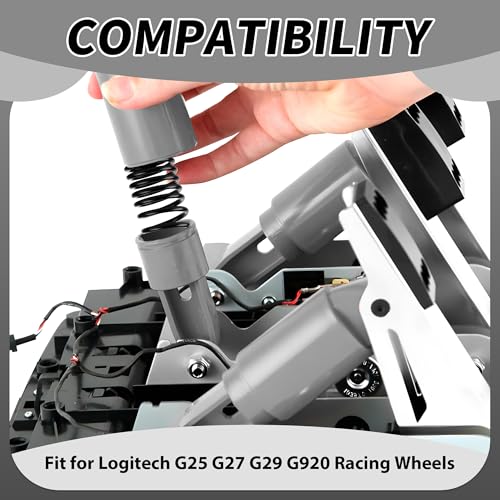 BANLIN 3PCS Complete Pedal Return Spring Upgrade Kit for Logitech Brake Pedal Spring Throttle Pedal Spring Clutch Pedal Spring Compatible with Logitech G25 G27 G29 G920 G923 Mod Racing Pedals Accessories - Image 4