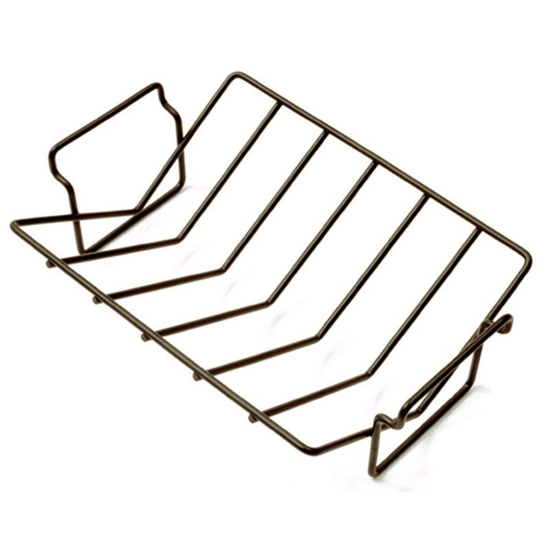 Norpro Nonstick Roasting Rack Heavy Duty | Extra Large 13" x 10" | 1-Count, Black, 1 EA - Image 2