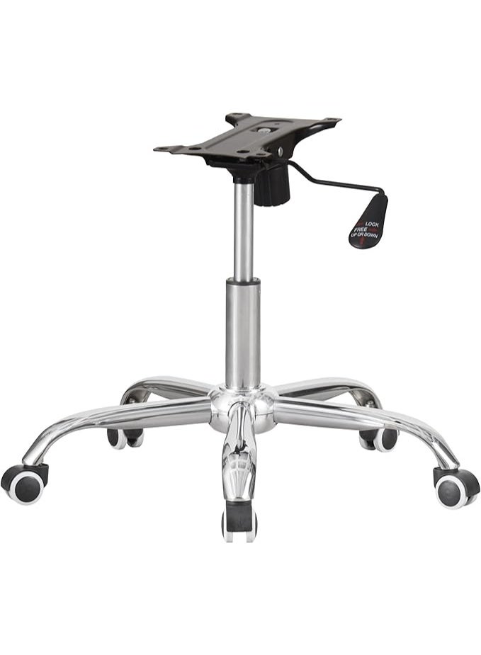Universal Office Chair Repair & Refurbishment Kit - Metal Star Base, Gas Lift Cylinder, Castors, and 25.5cm Mechanism - Image 1