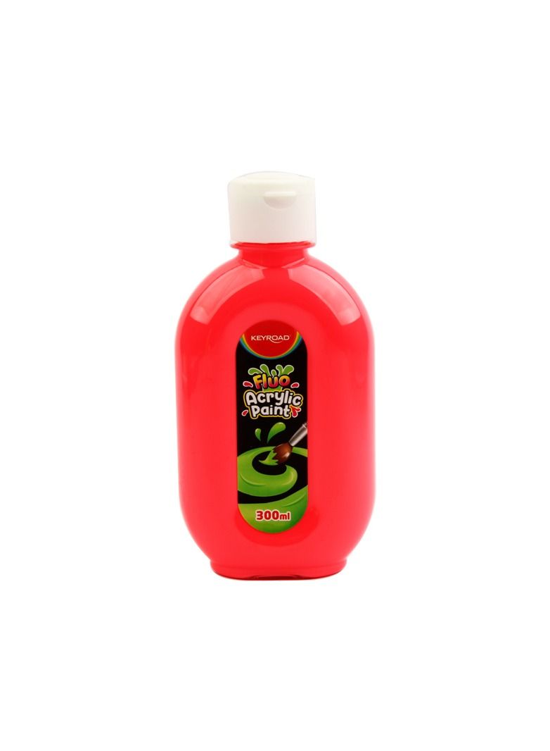Keyroad Acrylic Color (300ml) Fluo Red KR972199