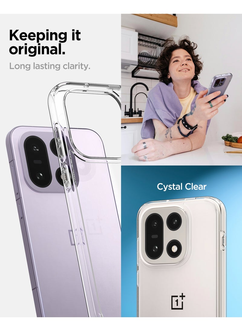 Spigen غطاء حالة ألترا هايبرد لهاتف OnePlus 15 - شفاف كريستالي - Image 3