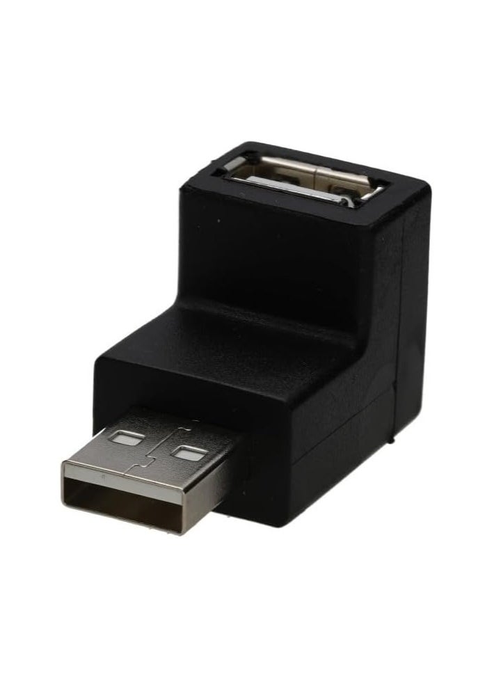 Generic - USB 2.0 Male to Female Right Angle Adapter - Image 1