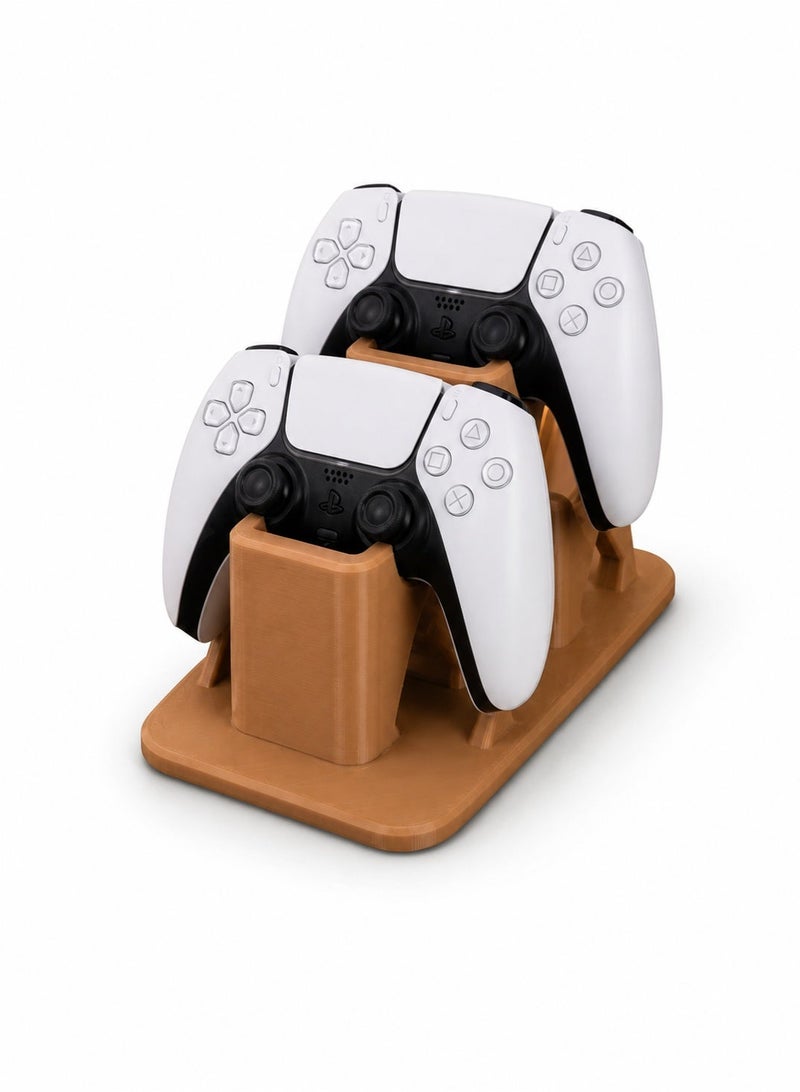 حامل وحدات تحكم مزدوج لجهاز PS5، حامل تحكم ألعاب بفتحتين - Image 1