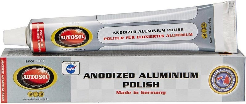Autosol 01 001920 Anodized Aluminum Polish Tube 75ml - White - Image 1